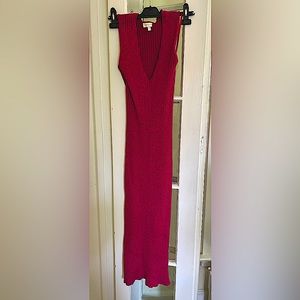 Ronny Kobo Sleeveless Maxi Sweater Dress